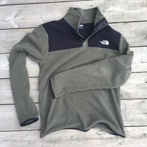 North Face lightweight Fleece Military Green
